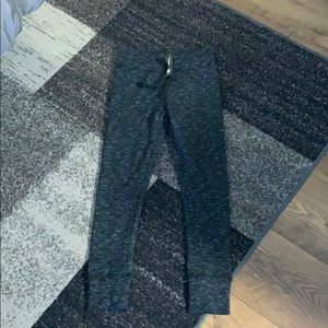Black fleece sweat pants youth m